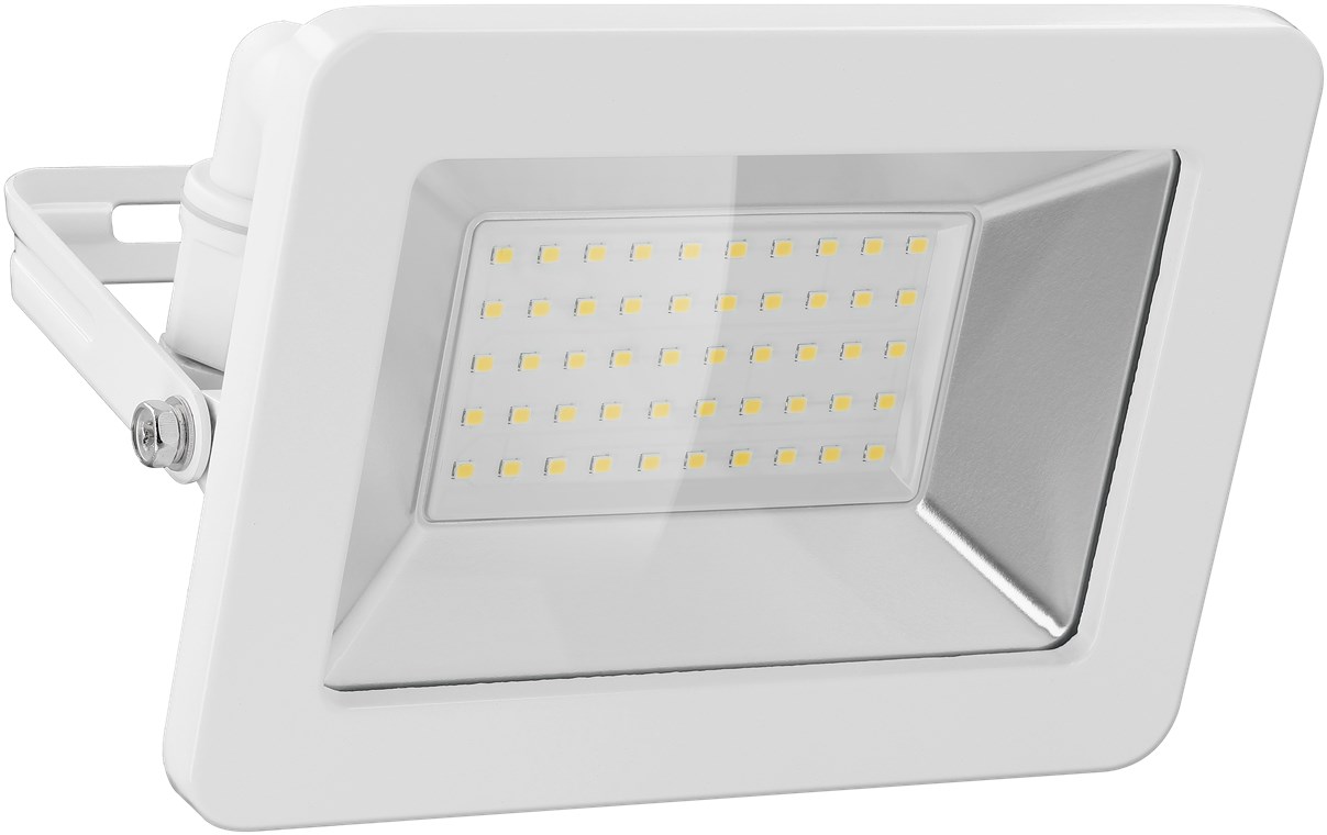 LED-Außenstrahler, 50 W - mit 4250 lm, neutralweißem Licht (4000 K) und M16-Kabelverschraubung, für den Außeneinsatz geeignet (IP65)
