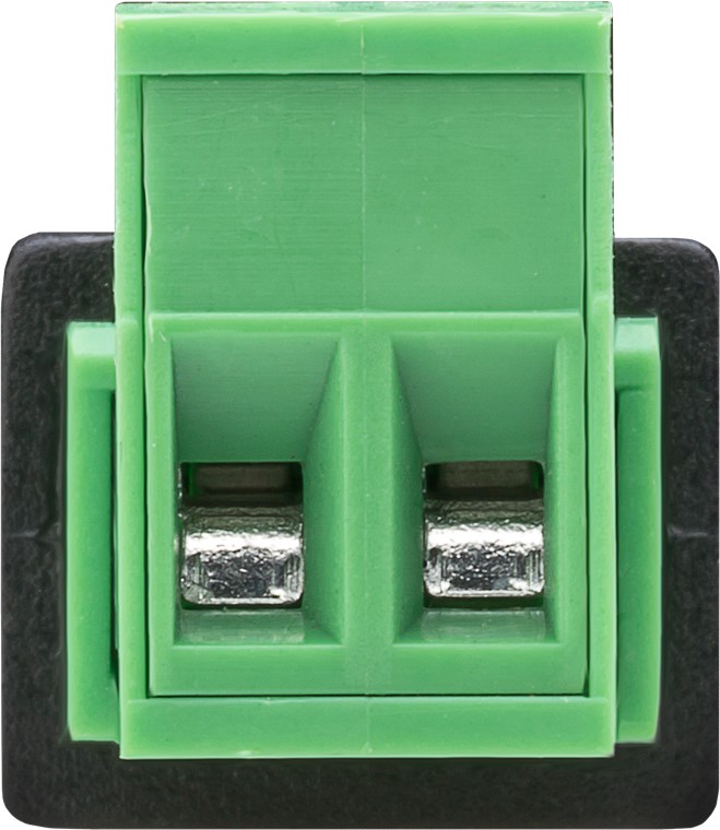 Terminal Block 2-pin > DC-Stecker (5,50 x 2,10 mm) - abnehmbare Schraubbefestigung, 2-teilig Terminal Block 2-pin > DC-Stecker (5,50 x 2,10 mm) - abnehmbare Schraubbefestigung, 2-teilig
