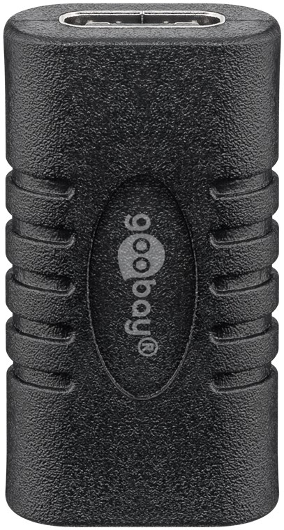 Adapter USB-C™ auf USB-C™, schwarz - USB-C™-Buchse > USB-C™-Buchse Adapter USB-C™ auf USB-C™, schwarz - USB-C™-Buchse > USB-C™-Buchse