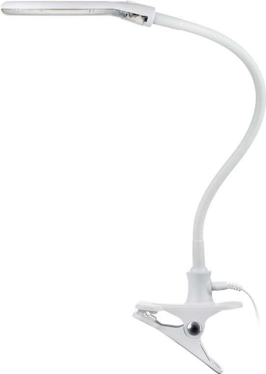 LED-Klemm-Lupenleuchte, 6 W - 100 mm Glaslinse, 1,75-fache Vergrößerung, 3 Dioptrien, 570 lm