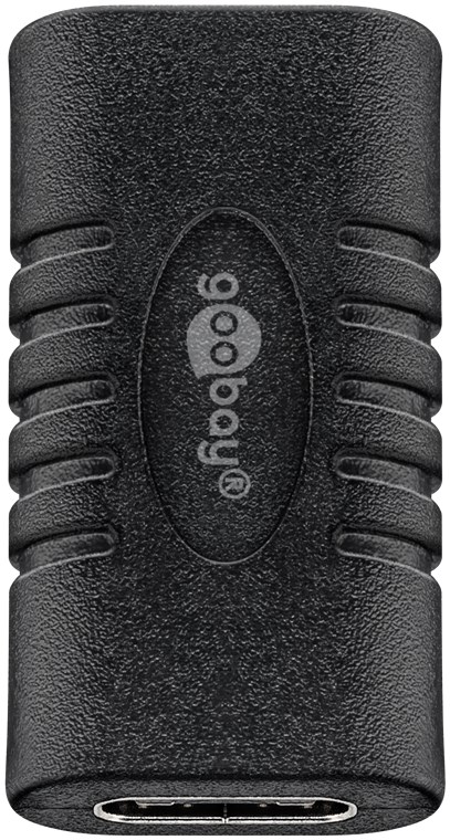 Adapter USB-C™ auf USB-C™, schwarz - USB-C™-Buchse > USB-C™-Buchse Adapter USB-C™ auf USB-C™, schwarz - USB-C™-Buchse > USB-C™-Buchse