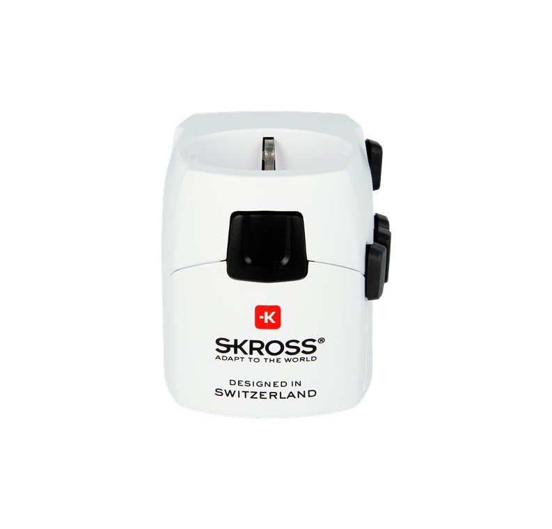 World Adapter PRO - geeignet für alle geerdeten und ungeerdeten Geräte (2- und 3-polig) World Adapter PRO - geeignet für alle geerdeten und ungeerdeten Geräte (2- und 3-polig)
