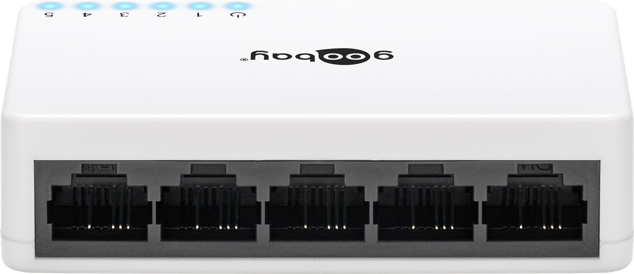 5 Port Fast Ethernet Netzwerk-Switch - 5x RJ45-Buchsen, Auto-Negotiation, 100 Mbit/s 5 Port Fast Ethernet Netzwerk-Switch - 5x RJ45-Buchsen, Auto-Negotiation, 100 Mbit/s