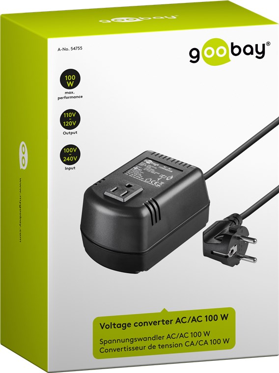 Spannungswandler AC/AC 100 W - wandelt 230 V AC in 110 V AC um Spannungswandler AC/AC 100 W - wandelt 230 V AC in 110 V AC um