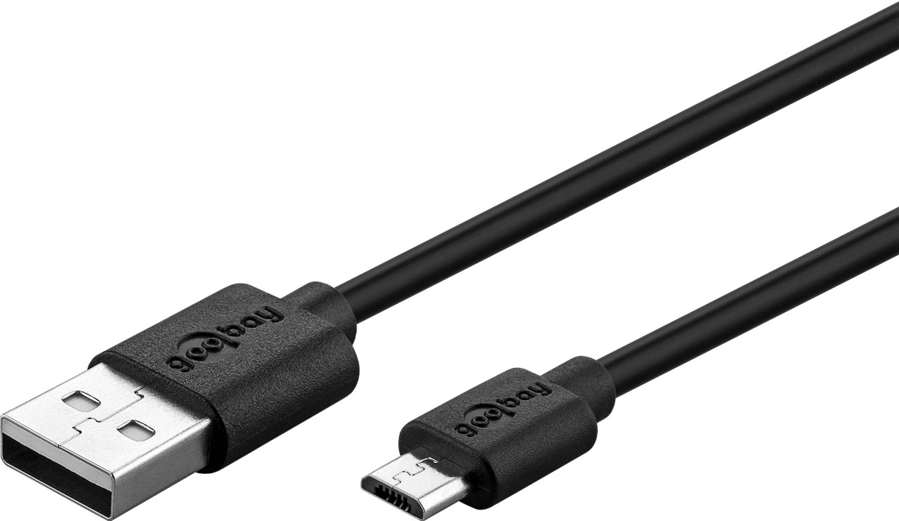 Micro USB Dual Ladeset 2,4 A - Netzteil mit 2x USB-Buchse und Micro USB Kabel 1m (Schwarz) Micro USB Dual Ladeset 2,4 A - Netzteil mit 2x USB-Buchse und Micro USB Kabel 1m (Schwarz)