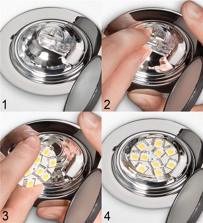 LED Strahler, 2 W - Sockel G4, ersetzt , kaltweiß, nicht dimmbar LED Strahler, 2 W - Sockel G4, ersetzt , kaltweiß, nicht dimmbar