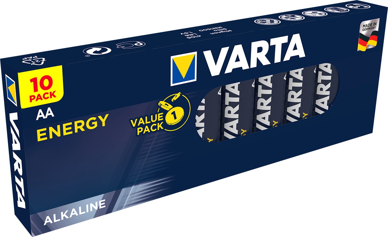 LR6/AA (Mignon) (4106) - Verbrauchseinheit 10 Stk. in Box - Alkali-Mangan Batterie (Alkaline), 1,5 V
