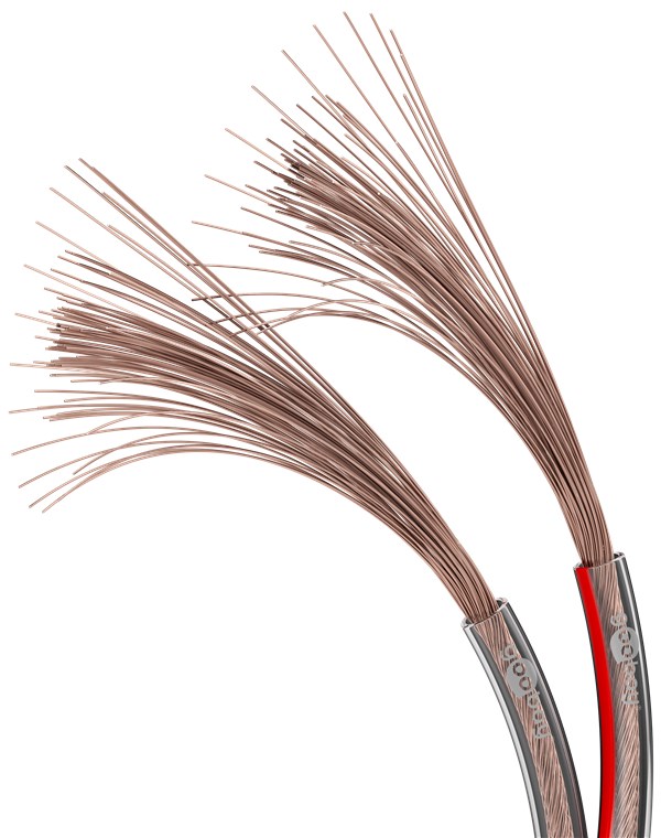 Lautsprecherkabel Transparent CCA - Kabellänge 100 m - 100 m Spule, Querschnitt 2 x 1,5 mm² Lautsprecherkabel Transparent CCA - Kabellänge 100 m - 100 m Spule, Querschnitt 2 x 1,5 mm²