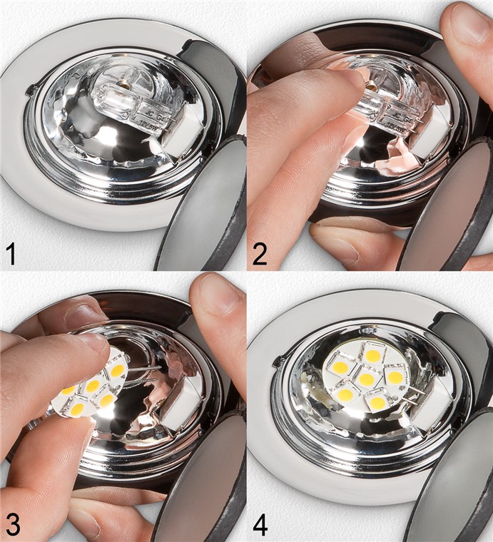 LED Strahler, 1,5 W - Sockel G4, ersetzt , kaltweiß, nicht dimmbar LED Strahler, 1,5 W - Sockel G4, ersetzt , kaltweiß, nicht dimmbar